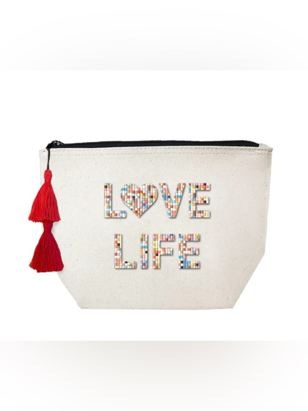 FALLON & ROYCE  LOVE LIFE - CONFETTI COSMETIC
CASE. New without tags.
